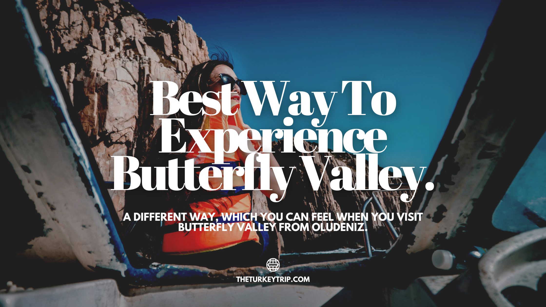 boat trips to butterfly valley from oludeniz blue lagoon in fethiye turkey